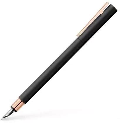 FABER-CASTELL NEO SLIM BLACK MATT ROSE GOLD Fountain Pen - Buy FABER ...