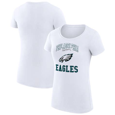 Women's G-III 4Her by Carl Banks White Philadelphia Eagles Team Logo ...