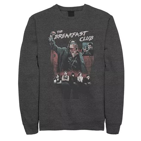 Men's Breakfast Club Group Shot Painted Distressed Sweatshirt