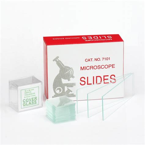 BoliOptics Pre-Cleaned Blank Glass Microscope Slides & Square ...