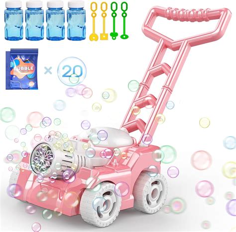 Amazon.com: Bubble Machine,Bubble Blower Maker,Bubble Lawn Mower for ...
