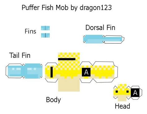 Image result for Minecraft Puffer Fish Board