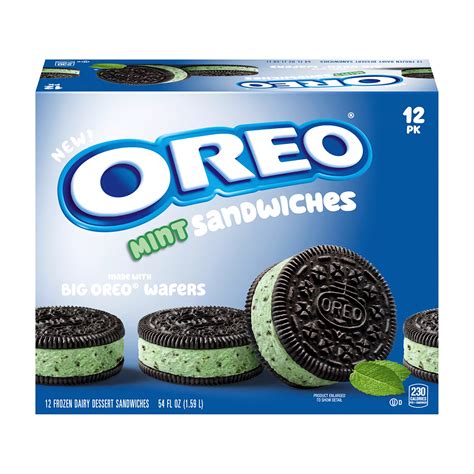 Oreo Mint Ice Cream Sandwiches, 12 ct. | BJ's Wholesale Club