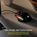 Portronics Vader Gaming Mouse with 6 Buttons, Thumb Support, RGB Lights ...