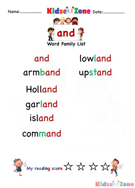 Explore fun and learning with Word Family for Grade 3