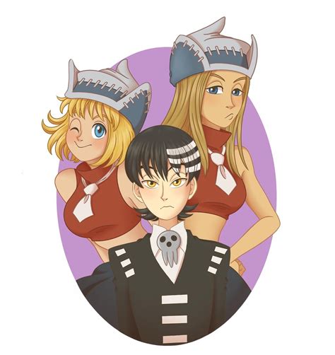 Death the Kid, Patty and Liz by Yazmania on Newgrounds