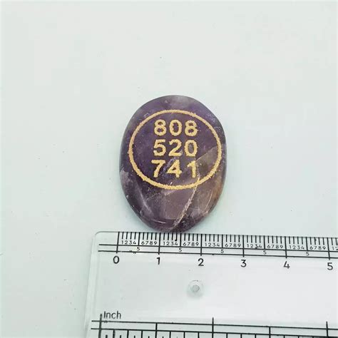 Amethyst Zibu Symbol Coin - Spiritual Protection - Pandit.com