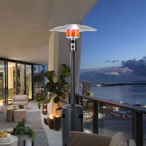 Outdoor Patio Propane Heater Standing Heat Lamp | Morealis