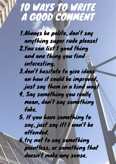 Image result for Commenting On Something