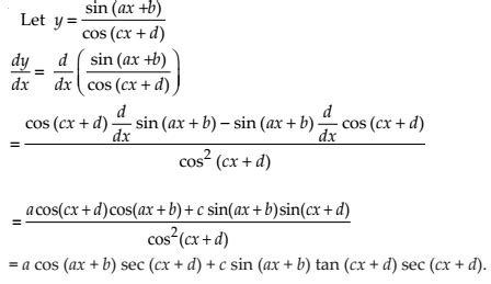 Class 12 Maths Continuity and Defferential Exercise 5.2 的图像结果