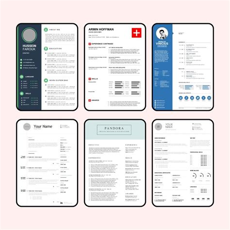100+ Modern Resume Templates Bundle – Professional CV Designs (MS Word ...