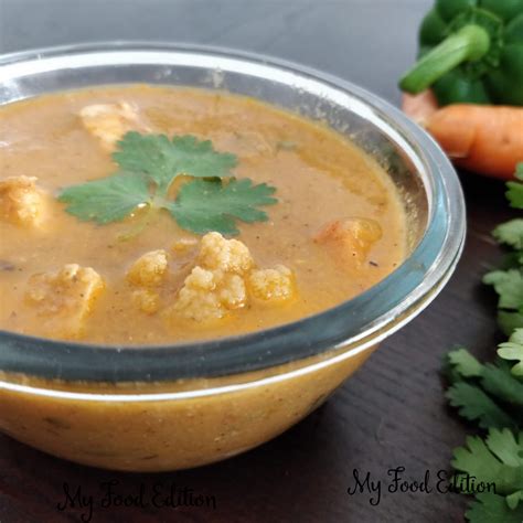 Veg Subzi – My Food Edition