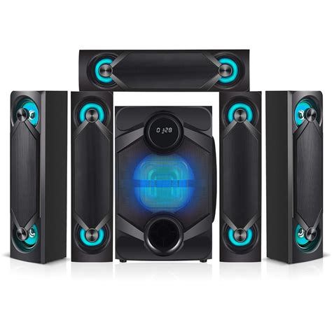 Buy Nyne NHT5.1RGB 5.1 Channel Surround Sound Home Audio Theatre System ...