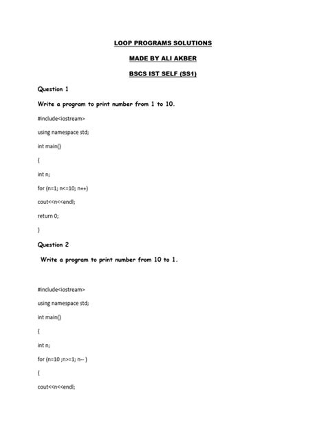 What Is Loop in Programme 的图像结果