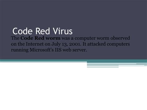 Image result for Code Red Virus Diagrams