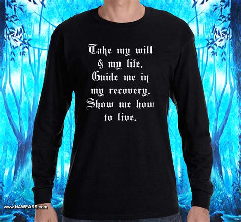 Narcotics Anonymous Shirt, NA Shirt, NA 3RD STEP PRAYER T-shirt – nawears