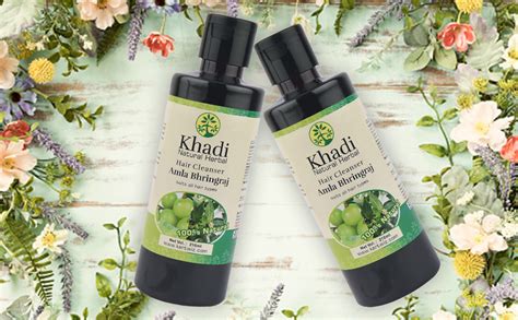 Buy Khadi Herbal Amla Bhringraj Shampoo/Hair Cleanser For Strengthens ...