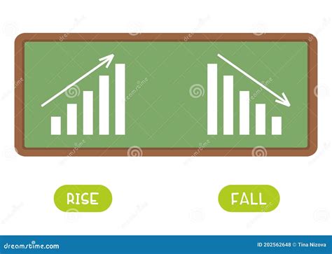 Opposite To Rise And To Sink Cartoon Vector | CartoonDealer.com #132642903