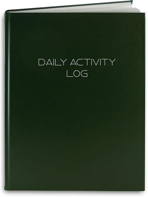 Amazon.com : BookFactory Daily Activity Log Book / 365 Day Logbook (384 ...