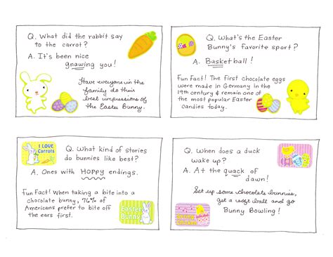 Printable Easter Jokes And Riddles