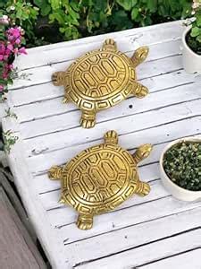 Buy SHREE HARI HOME DECOR Brass Tortoise/Turtle for Good Luck Home ...