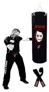Buy Aurion 2929 Canvas Boxing Bag, 36-inch (Red/Blue/Black) Online at ...