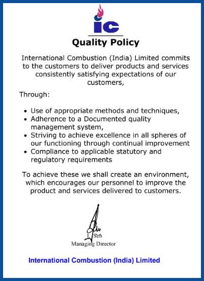 IC International Combustion (India) Limited