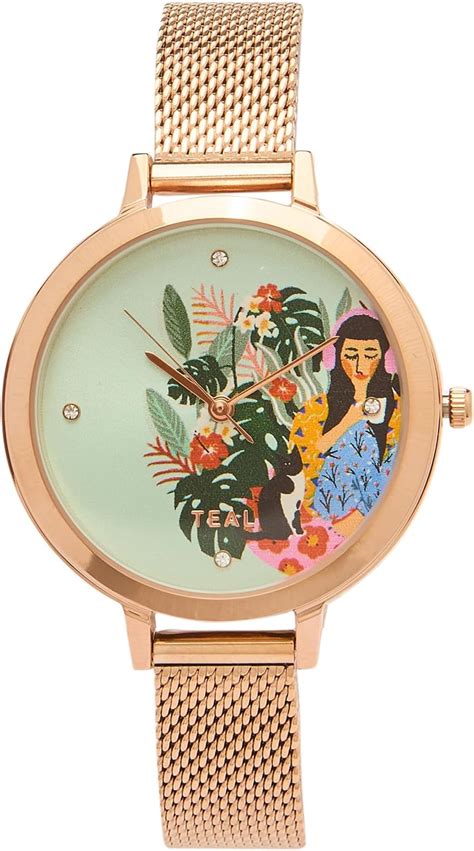 TEAL BY CHUMBAK |Beach Afternoon Watch Ivory Wristwatch |Stylish ...