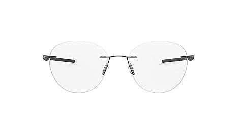 Buy Oakley Unisex Rimless Round Eyeglasses Drill Press (OX5143-0151 ...