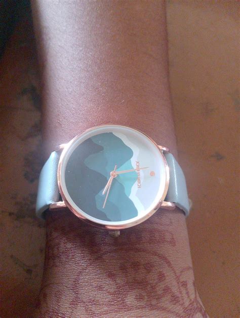 Joker & Witch Women Analogue Blue 36mm Printed Dial 18mm Faux Leather ...