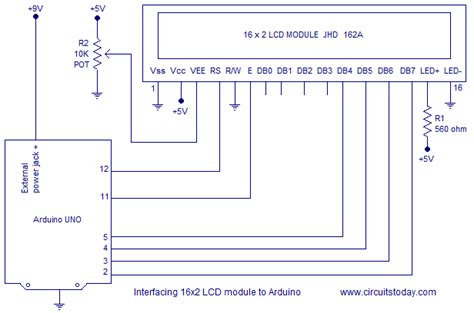 Arduino Interface with LCD 的图像结果