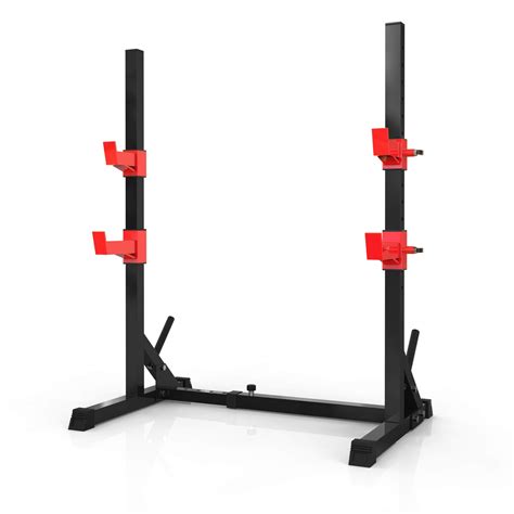 Buy ABDQPC Adjustable Squat Barbell Rack Bench Press Rack 600LBS Max ...