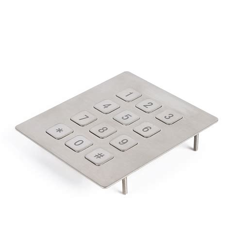 【工厂键盘】金属304不锈钢键盘工业防爆鼠标键盘PC一体金属键-阿里巴巴