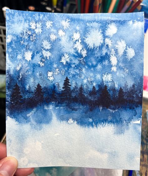 Watercolors & Salt: A Unique Watercolor Technique | Green Artist