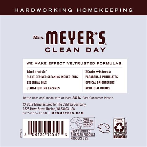Mrs. Meyer's Lavender Laundry Detergent – 64oz