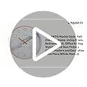 Buy VOLANTIS Marble Style Wall Clock for Home, Living Room, Bedroom ...