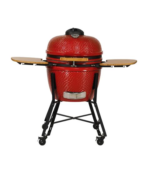 Kamado 22 Inch Outdoor Kamado Ceramic Joe Green Color Charcoal BBQ ...