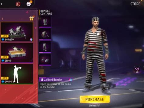 Free Fire Max में Jailbird Bundle पाने का मौका, Daily Special में करें ...