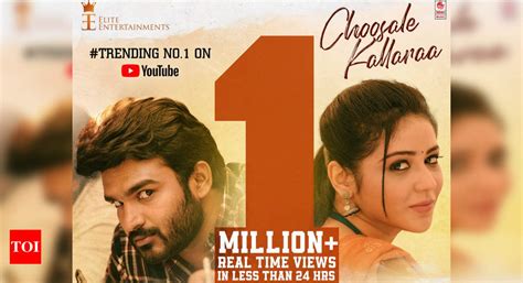 Choosale Kallaraa song from ''SR Kalyana Mandapam'' receives 1 million ...
