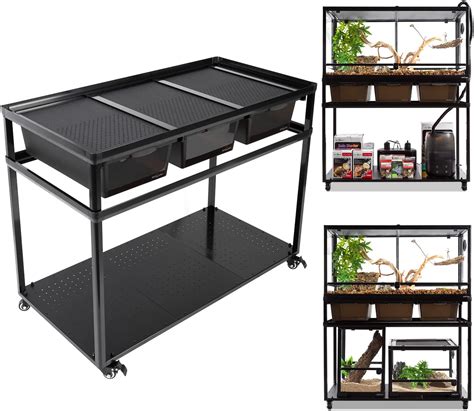 REPTIZOO Reptile Tank Stand Terrarium Cabinet with | Ubuy India