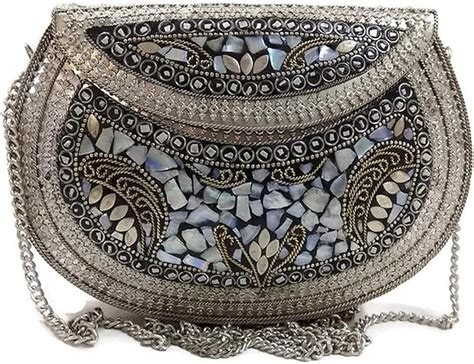 Amazon.in: Silver - Women's Clutches / Handbags, Purses & Clutches ...