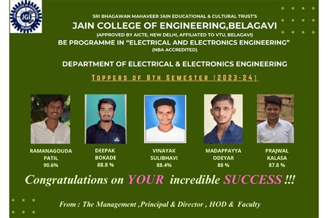 Electrical & Electronics Engineering – JCE | Jain College of Engineering