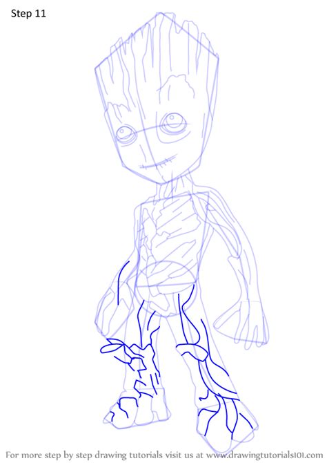 Image result for How to Draw Groot Step by Step