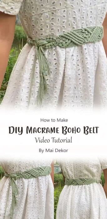 Image result for Easy Macrame Belt Tutorials