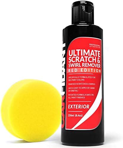 Carfidant Red Car Scratch Remover - Ultimate Scratch and Swirl Remover ...