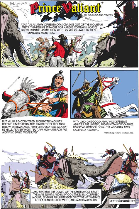 Prince Valiant Comic Strip 2016-01-10 | Comics Kingdom | Valiant comics ...