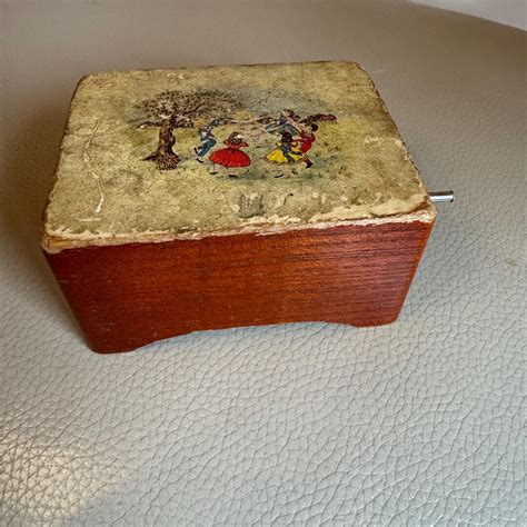 Vintage Toy Vintage Musical Box Antique Toy Antique Wooden Toy Antique ...