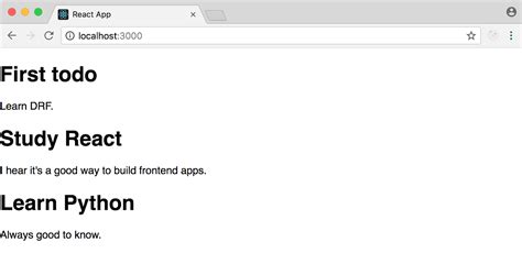 Image result for React Django Tutorial