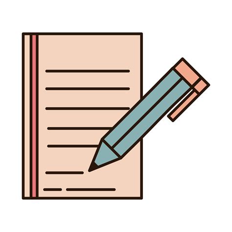 Pen And Paper Writing Clipart