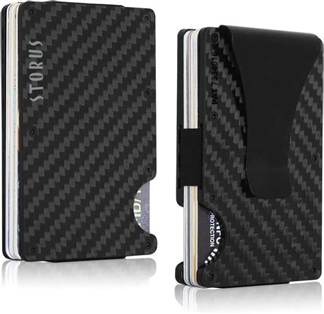 Smart Wallet Carbon Fiber RFID Blocking Card Holder | Ubuy India